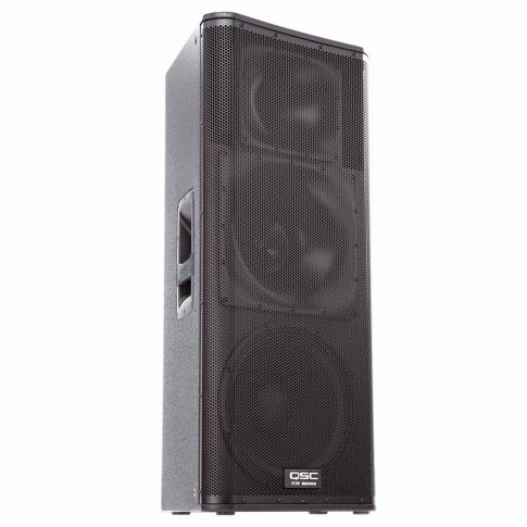 QSC KW153 1000 Watt 15" 3-Way Active Speaker Right Angle