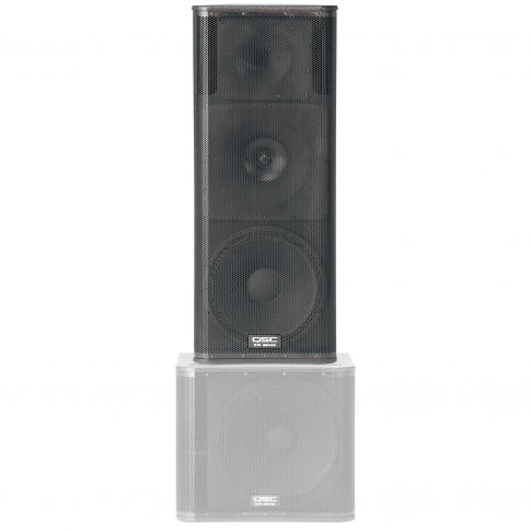 QSC KW153 1000 Watt 15" 3-Way Active Speaker Stacked