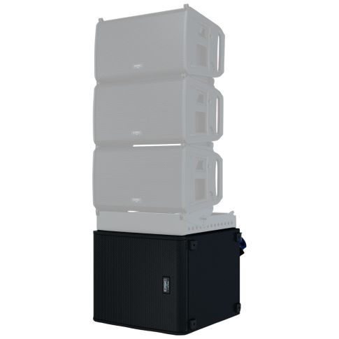 QSC LS118 18" Subwoofer Stack Side