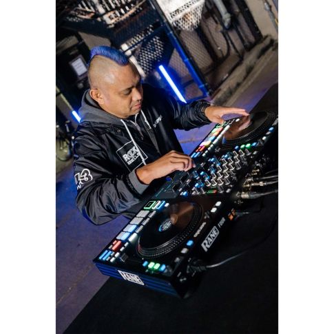 Rane FOUR Advanced Four-Channel Stems DJ Controller DJ Angle