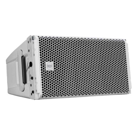 RCF HDL 28-A W Dual 8" Compact Two-Way Line Array Module - White Angle
