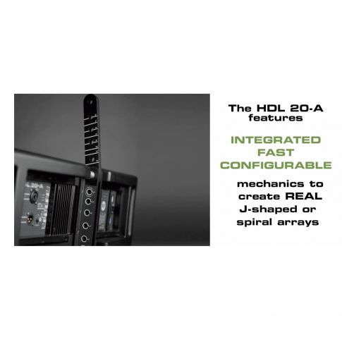 RCF HDL 20-A Active Line Array Module Speaker Rigging Call Outs