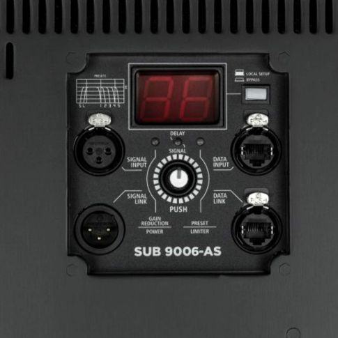 RCF SUB-9006AS Active Dual 18" High Power Subwoofer Close Up