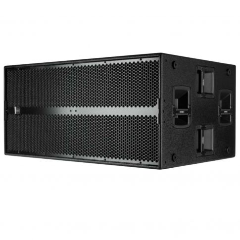 RCF SUB-9006AS Active Dual 18" High Power Subwoofer Side Angle