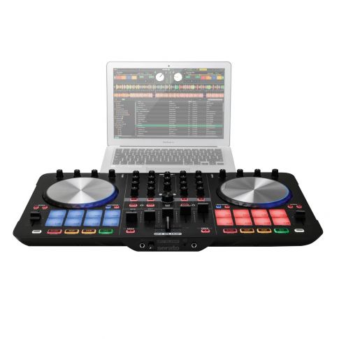 Reloop AMS-BEATMIX-4-MK2 4-Channel Performance Pad Controller Laptop