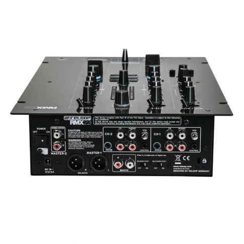 Reloop AMS-RMX-22I 2+1 Channel Digital FX Mixer Back