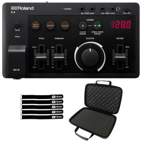 Roland E-4 AIRA Compact Voice Tweaker with Multipurpose EVA Case