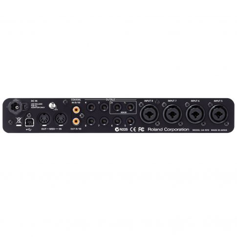 Roland Octa-Capture 10 X 10 Hi-Speed USB Audio Capture Interface Rear