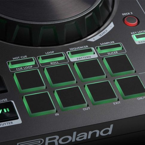 Roland DJ-202 Controller with Headphones & Samson Mic | IDJNOW Roland DJ-202 Controller with Headphones & Samson Mic | IDJNOW