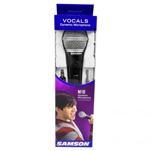 Samson M10 Handheld Dynamic Vocal Microphone Retail Box