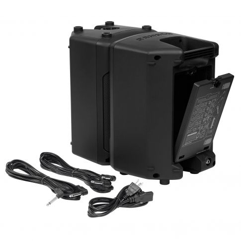 Samson Expedition XP300 300-Watt 6 inch 2-way Portable PA Monitors with 6-channel Powered Mixer & Bluetooth Storage Side