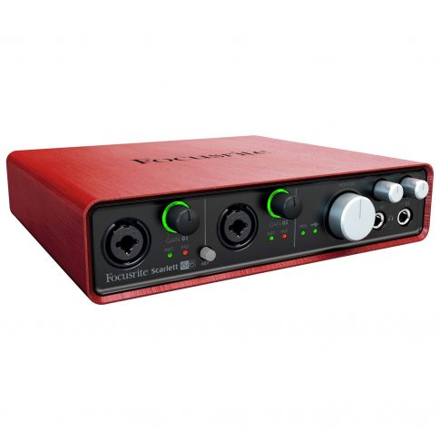 Focusrite Scarlett 6i6 6x6 USB 2.0 Audio Interface with Two Focusrite Mic Preamps