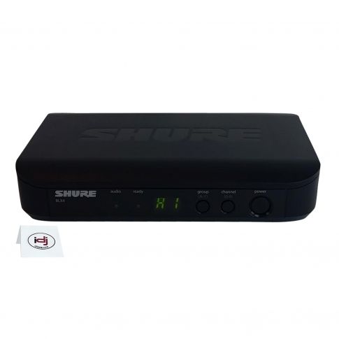 Shure BLX14/CVL Wireless Presenter System with CVL Lavalier Receiver Angle