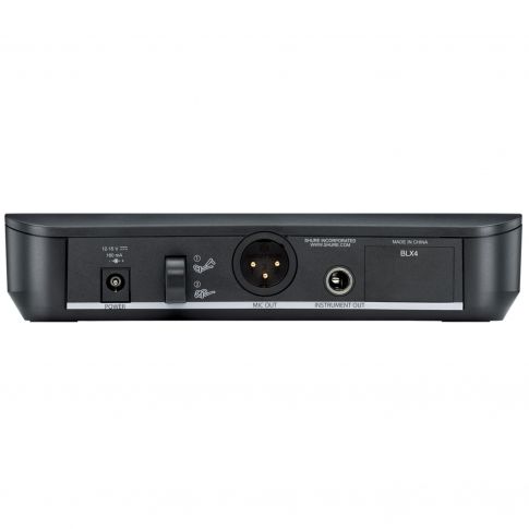 Shure BLX14/CVL Wireless Presenter System with CVL Lavalier Receiver Back