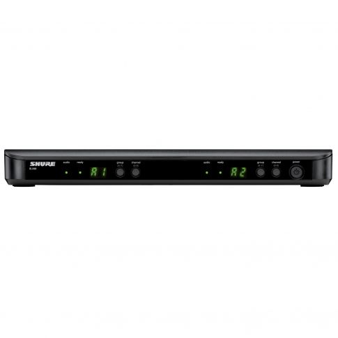 Shure BLX188/CVL Wireless Dual Presenter System with Lavaliers Receiver Front