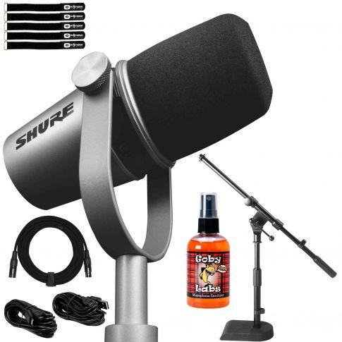 Shure MOTIV MV7 Podcast Microphone (Black or Silver) 