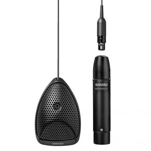 Shure MX391/O Omnidirectional Mini Black Condenser Boundary Microphone