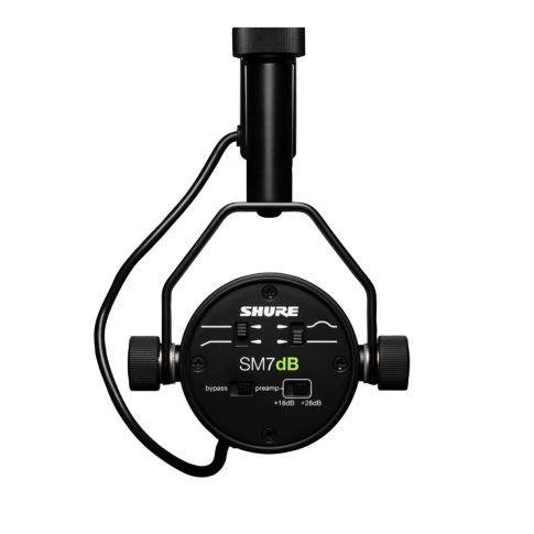 Shure SM7dB Active Dynamic Vocal Microphone with Built-in Preamp Back
