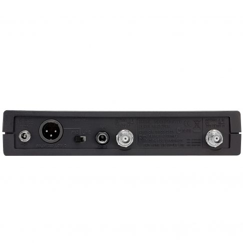 Shure ULXS4=-G3 Standard Receiver with PS41US Power Supply and 1/4 Wave Antennas (G3 Band) Back