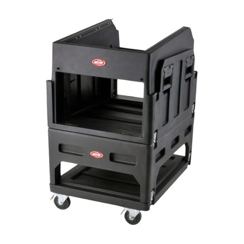 SKB Cases 1SKB19-R1406 Mighty GigRig - 14U+ Top Rack 6U Front Rack Open