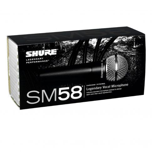 Shure SM58 Vocal Microphone Retail Box