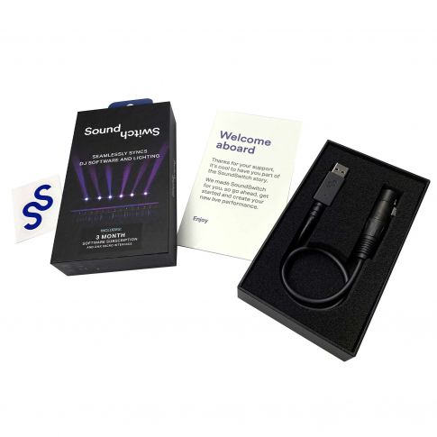 SoundSwitch Micro DMX Interface what's in the box