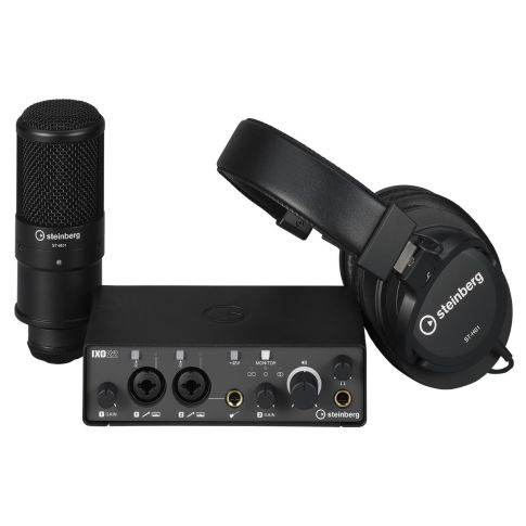 Steinberg IXO22 B R Pack IXO22 B Interface (Black) Recording Pack