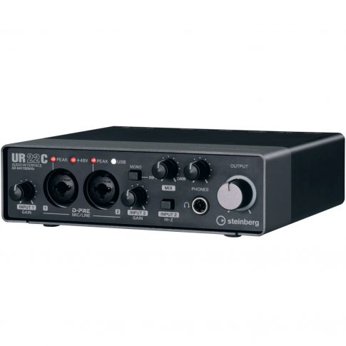 Steinberg UR22C Complete Recording Pack with Microphone & Headphones