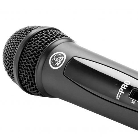 AKG WMS40 Mini Dual Vocal Set Wireless Microphone System Microphone Close-Up