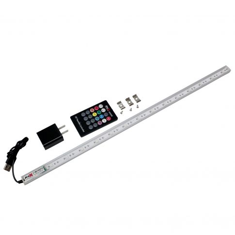 XStatic X-GLOLITE20 USB Remote Aluminum Body RGB Accent 20" Led Light Strip Off