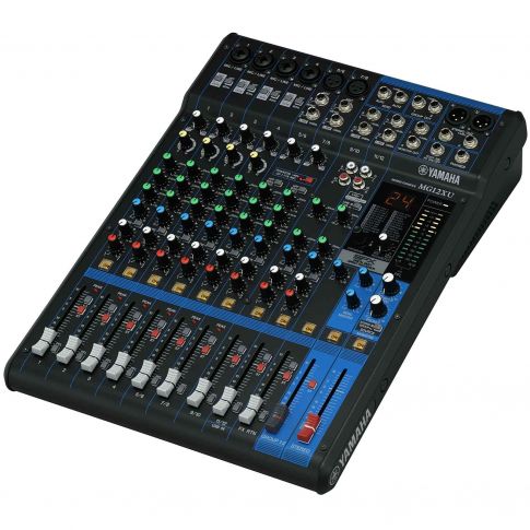 Yamaha MG12XU 12-Input Four Bus Mixer with Effects and USB Angle