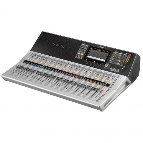 Yamaha TF5 32+1 Fader Digital Audio Console Left Angle