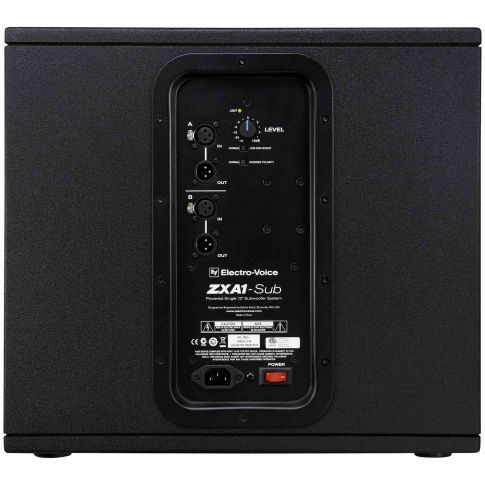Electro-Voice ZXA1-Sub 12" Powered Subwoofer Rear Panel