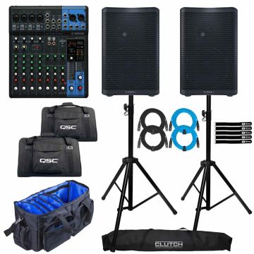 2) JBL Professional EON715 Speakers with MG10XU | IDJNOW