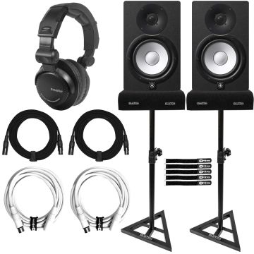 2) Yamaha HS8 Monitors with Pioneer DJ Black Headphones | IDJNOW 2) Yamaha HS8 Monitors with Pioneer DJ Black Headphones | IDJNOW