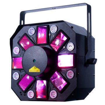 ADJ Stinger II 3-FX-IN-1 Moonflower, Laser, & UV Effect Light