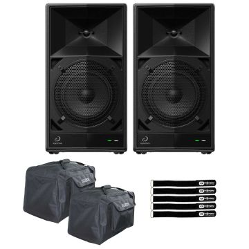 AlphaTheta WAVE-EIGHT Portable DJ Speaker 2-Pack with Totes Package
