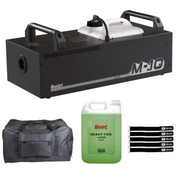 Antari M-10 3000W Super High Output Stage Fog Machine with Bag & Heavy Fog Liquid Package