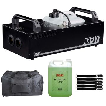 Antari M-11 Dual Output Stage Fogger with Bag & Heavy Fog Liquid Package