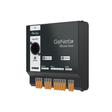 ChamSys GeNetix 10Scene Store Single Universe Wall or DIN Rail Mounted Standalone Playback Device