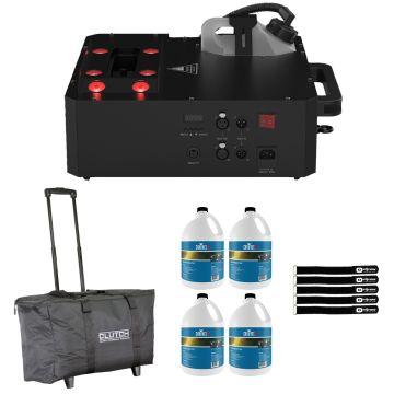 Chauvet DJ Geyser Move Pyrotechnic-Style Effect Fog Machine with Fluid and Bag Package