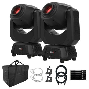 Chauvet DJ Intimidator Spot 60 ILS Compact 70W Moving Head Light 2-Pack with Bag Package