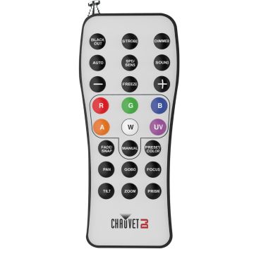 Chauvet DJ RFC Palm-Sized Remote Control for Compatible RF-Enabled Lighting Fixtures