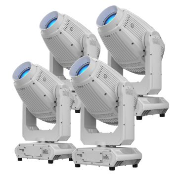 Chauvet Professional Maverick Storm 2 Profile M IP65-Rated 580W LED Yoke Profile Fixture in White 4-Pack
