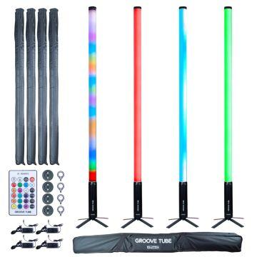 Clutch GrooveTube LED Tube 4-Pack with Travel Case