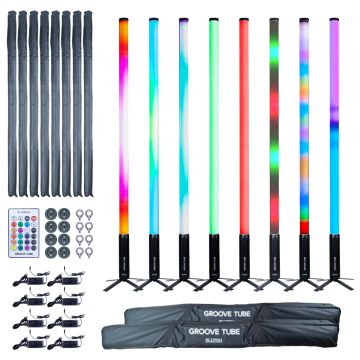 Clutch GrooveTube LED Tube 8-Pack with Travel Cases