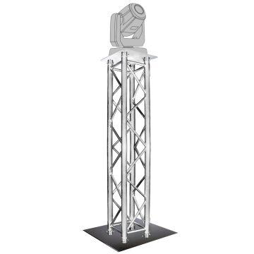 Global Truss 4.92FT Square Segment with Base Plates | IDJNOW