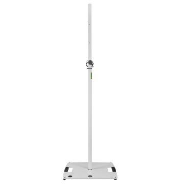 Gravity GLS431W Lighting Stand with Square Steel Base in White, 3 position