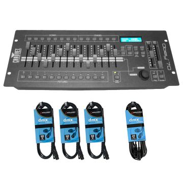Chauvet DJ Obey 70 & DMX Cables Bundle