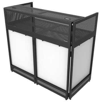 Odyssey DJBOOTH50 50" Wide Surface DJ and Live Sound Booth with Removable Top